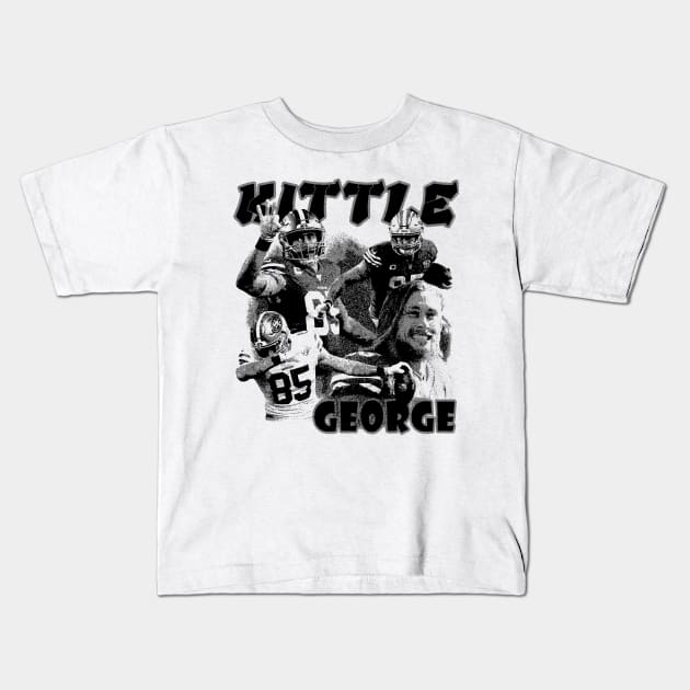 George Kittle(American football tight end) Kids T-Shirt by alesyacaitlin